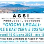 Sala Consiliare di Napoli durante un convegno sul gioco legale