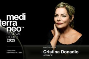 “Cristina Donadio al Mediterraneo Festival Corto 2025, ospite d’onore a Diamante”