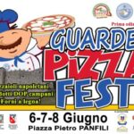 "Forni a legna e pizze napoletane fumanti durante il Guardea Pizza Fest 2025 in Piazza Panfili"