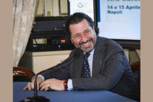 Artigiani de Le Mani di Napoli durante un evento internazionale dedicato alle Indicazioni Geografiche a Ginevra