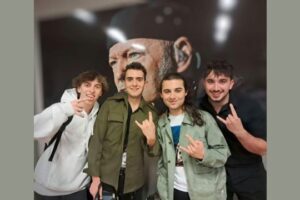 leomeconi live con la band LOAD - apertura concerto Vasco Rossi 2025 Bologna Stadio Dall’Ara