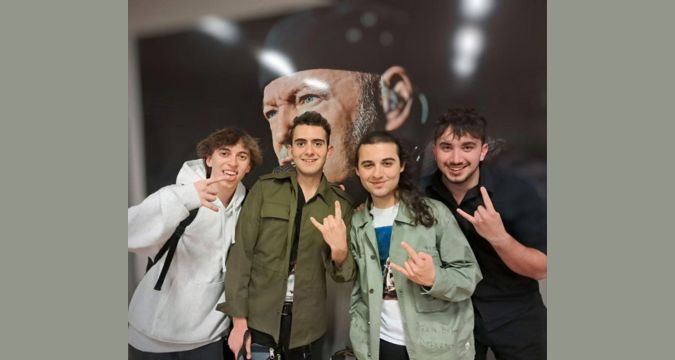 leomeconi live con la band LOAD - apertura concerto Vasco Rossi 2025 Bologna Stadio Dall’Ara
