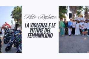 Un moto raduno per la violenza e le vittime del femminicidio a Giugliano