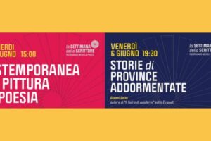 Partecipanti all’estemporanea di pittura e poesia durante la Settimana dello Scrittore a Torre Annunziata presso il Lido Eldorado