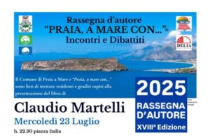 Claudio Martelli presenta il suo libro alla Rassegna d’Autore 2025 a Praia a Mare