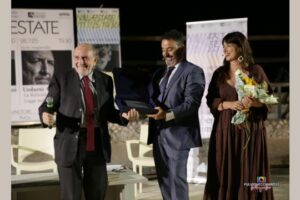 Umberto Galimberti durante la lectio magistralis sulla Bellezza a Tivoli