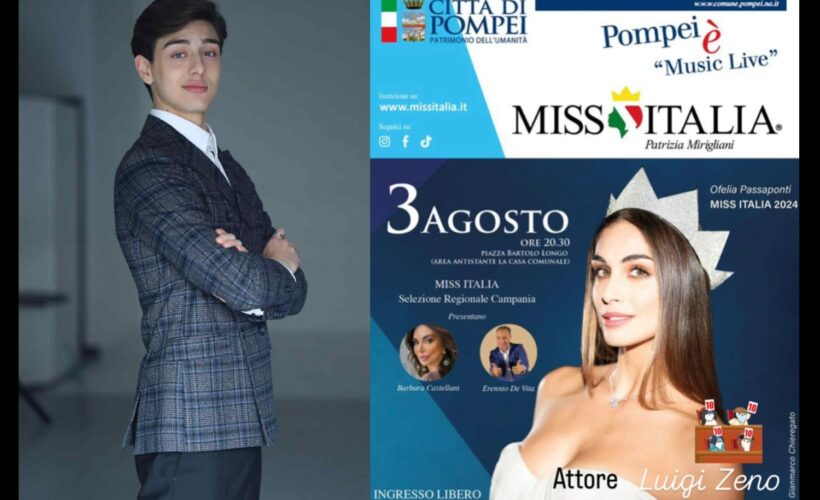Luigi Zeno incorona la nuova Miss Mascotte: a Pompei si accende il futuro della bellezza.