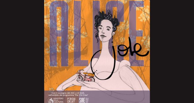Copertina del singolo “Alice” di Jole – illustrazione di Serena Riglietti
