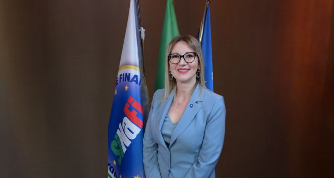 Segretario Generale SINAFI Stefania Castricone durante incontro al MEF