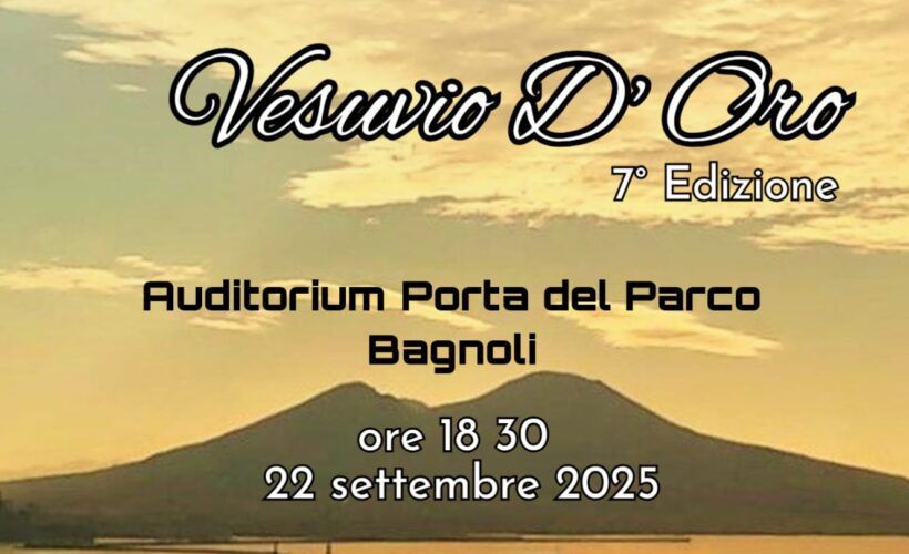 All’Auditorium Porta del Parco di Bagnoli, Napoli celebra arte, cinema e impegno sociale con un riconoscimento speciale contro il bullismo giovanile. Premio Vesuvio D'Oro