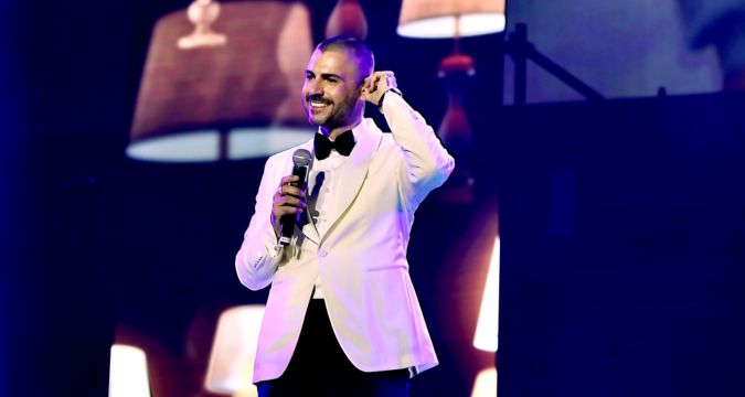 Gianni Fiorellino live allo Stadio Maradona durante “Tutto in una notte”