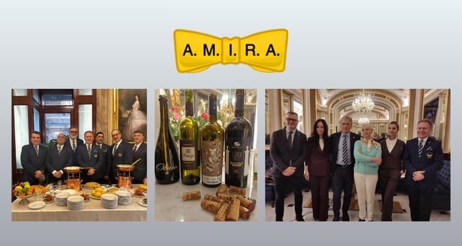 Dimostrazione arte del flambe AMIRA Napoli Gambrinus
