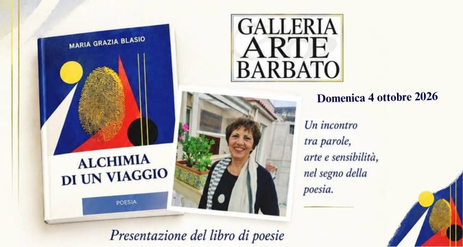 Maria Grazia Blasio presenta a Scafati “Alchimia di un viaggio”