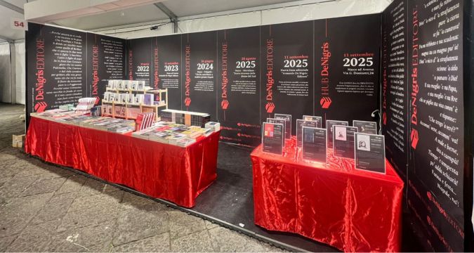 De Nigris Editore al Campania Libri Festival 2026, stand 84 a Palazzo Reale Napoli