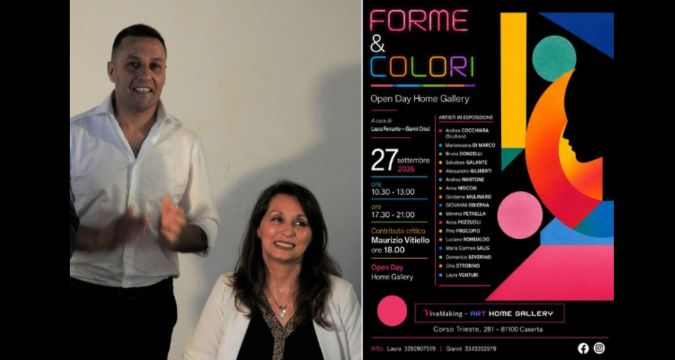 Mostra Forme e Colore con 19 artisti alla Home Gallery di Caserta