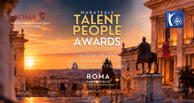 Cerimonia dei Marateale Talent People Awards 2026 dedicata al cinema italiano e ai nuovi talenti