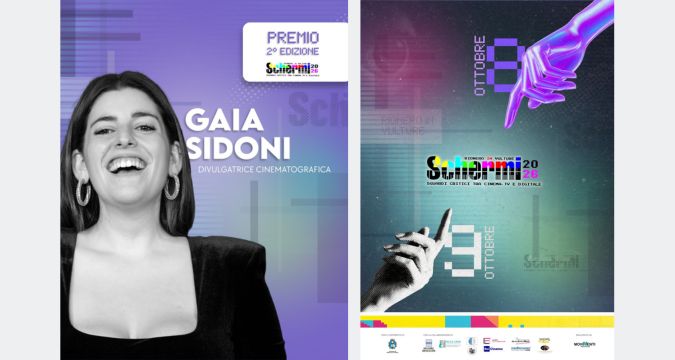 A Gaia Sidoni il Premio SCHERMI 2026 di Rionero in Vulture